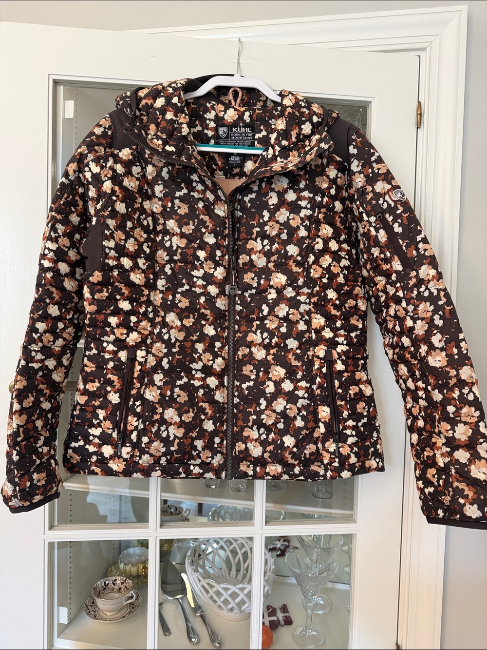 Kuhl Women's Brown Floral Puffer Jacket